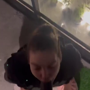 rooftop after party blowjob from the host