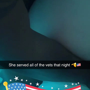 She served all of the vets that night 🫡🥵